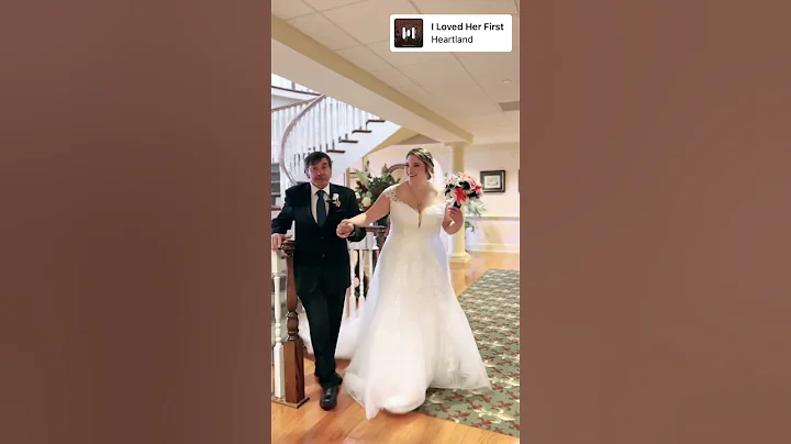 Beginning the aisle walk. Grandfather to Dad 10.8.22