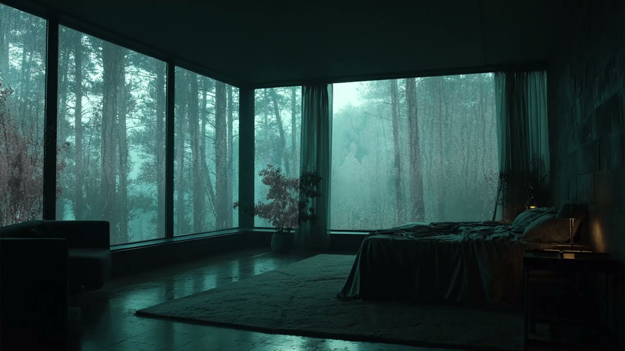 Minimize Distractions with Forest Rain ASMR - Pure Bedroom White Noise for Better Focus