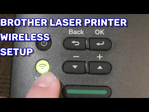 Brother Printer Wireless Setup using the Control Panel