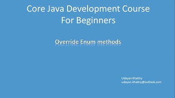 5. Override Enum methods