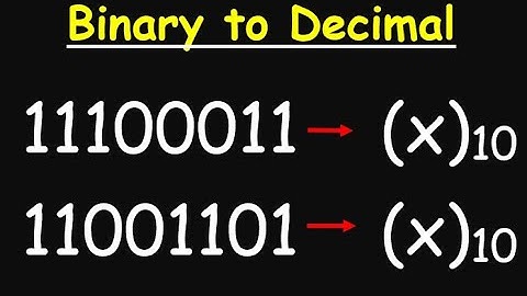 Binary to Decimal Conversion In Hindi | How to Convert Binary to Decimal 2021