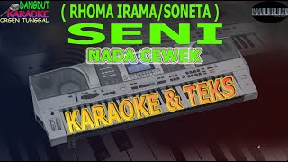 karaoke dangdut SENI RHOMA IRAMA SONETA NADA CEWEK kybord KN2400/2600