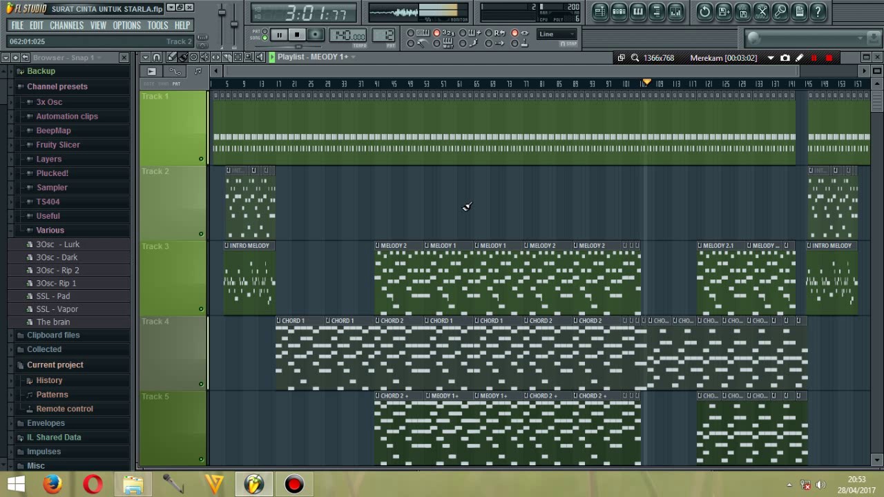 !Virgoun - Surat Cinta Untuk Starla (Off Vocal)(Instrumental COVER) - YouTube Ibras Indaro