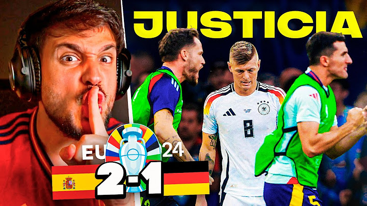 REACCIONANDO a ESPAÑA 2-1 ALEMANIA de CUARTOS de FINAL de LA EURO 2024 *Nos querían ATRACAR!*