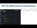 HTML Rendering with Django and AJAX | Like Codepen
