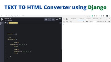 HTML Rendering with Django and AJAX | Like Codepen