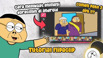 Cara membuat animasi Doracimin di Android Mudah bangett !!? | Tutorial Flipaclip