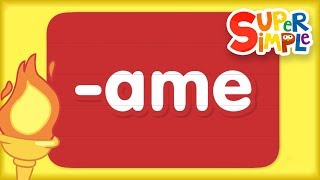 word family ame turn learn abcs super simple abcs