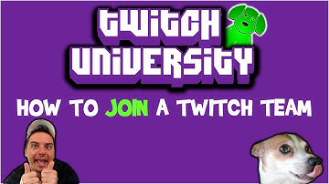How To Join a Twitch Team