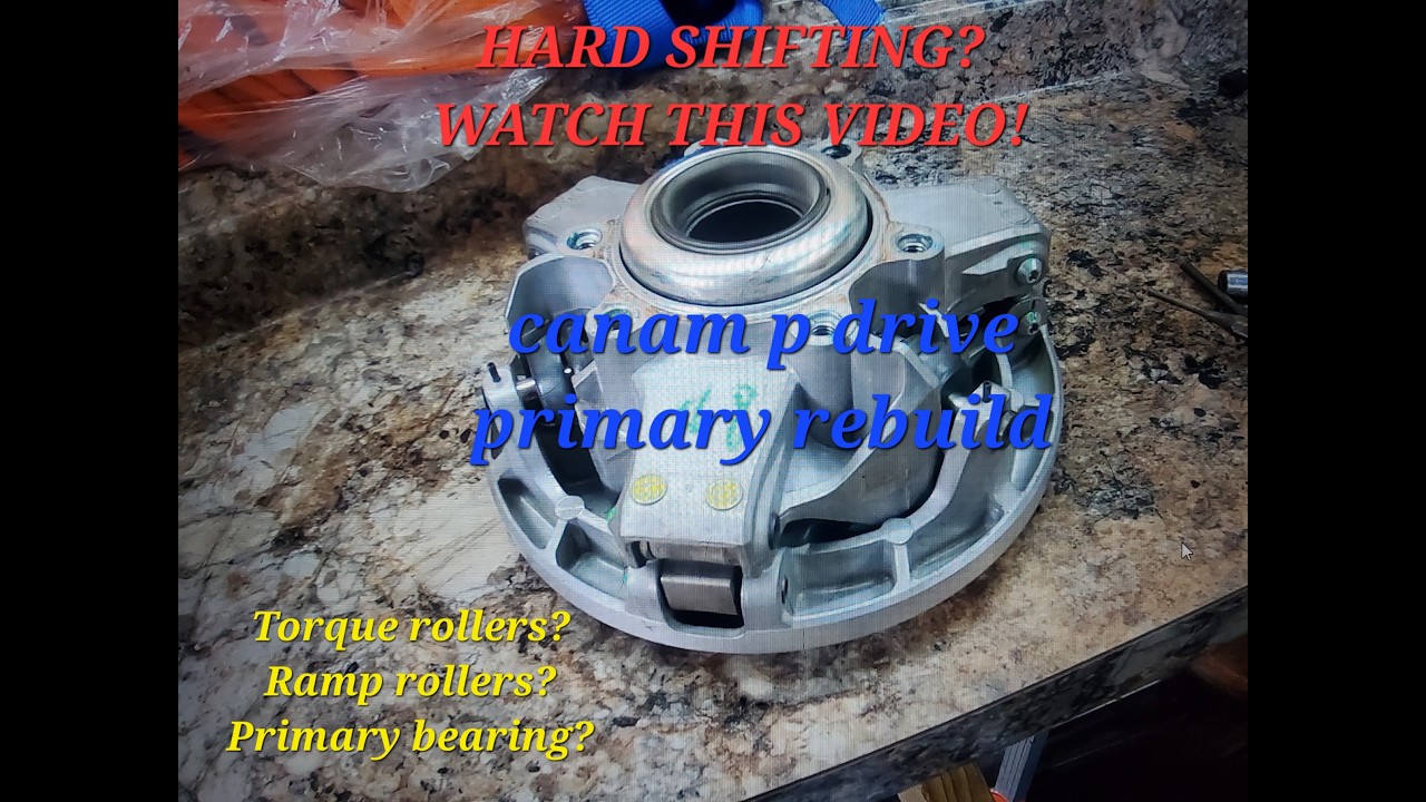 Canam X3 p drive primary rebuild tutorial. Hard shifting? must watch!
