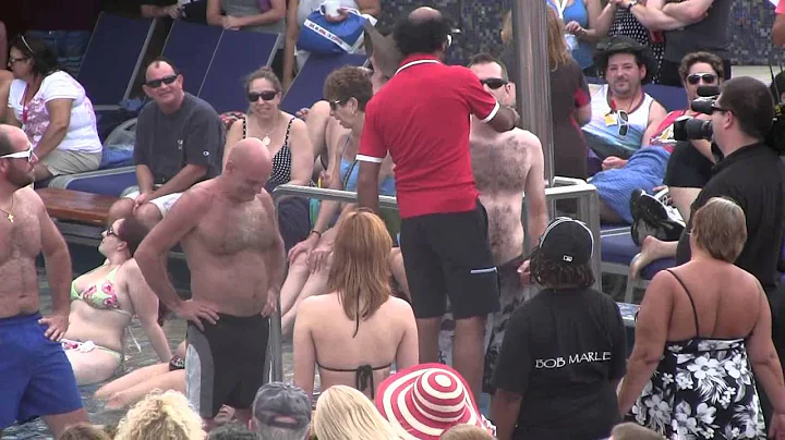 Hairy Man Contest on the Norwegian Epic Cruise (3/4)