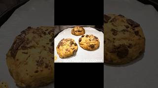 Eggless New York Style Chocolate Chip🍪😍#cookies #viral #baking #trending #levain #levainbakery