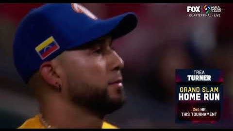 Trea Turner Go Ahead Grand Slam In The World Baseball Classic