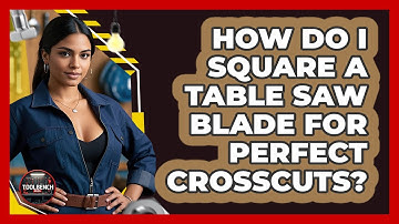 How Do I Square A Table Saw Blade For Perfect Crosscuts? - ToolBench Pros