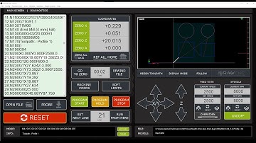 Modern Mach3 user interface