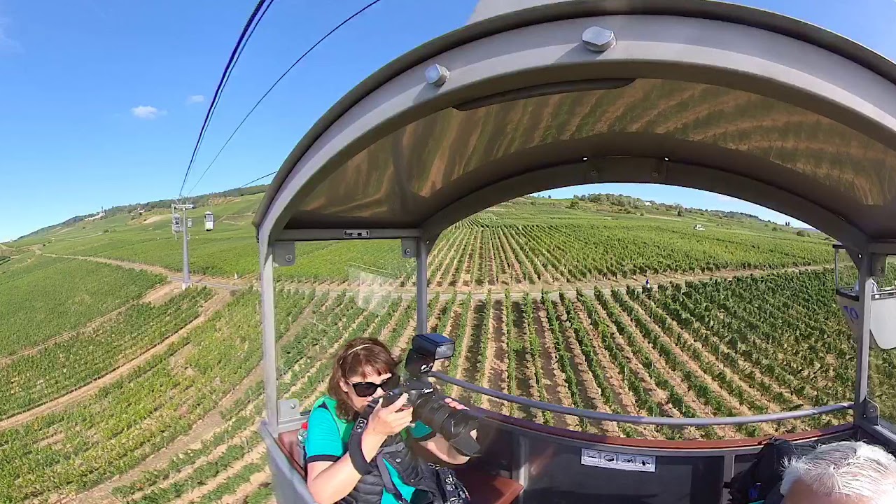 Rüdesheim am Rhein Cable Car Ride (2) 09/06/2019 YouTube