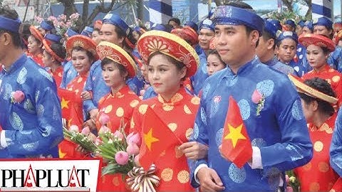 PLO - Nhộn nhịp lễ cưới tập thể của 100 đôi uyên ương