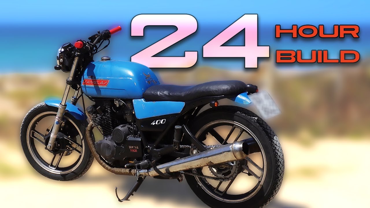 ちゃあらむページ Cheap Cafe Racer in 24h / Yamaha XS400 - YouTube