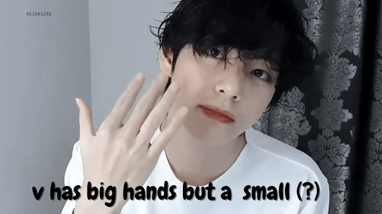 BTS V Has the Biggest Hand in the Group but Has a Cute Secret - YouTube