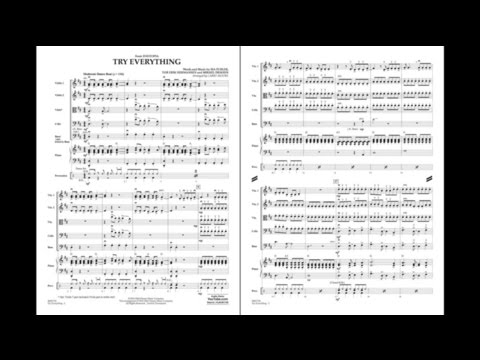 Try Everything (from Zootopia) arranged by Larry Moore