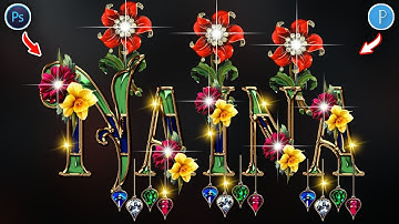 New Glass Font Editing Video With MultiColor On Pro Using PixelLab Ps Touch 2023 | Zarraq Creation