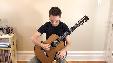 Lesson: Right Hand Open String Exercises with p, i, m, a (No. 20-35) for Classical Guitar