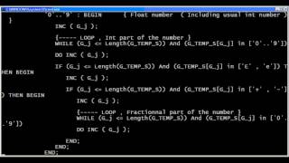 Source Code in TP4 to convert to Uppercase the keywords