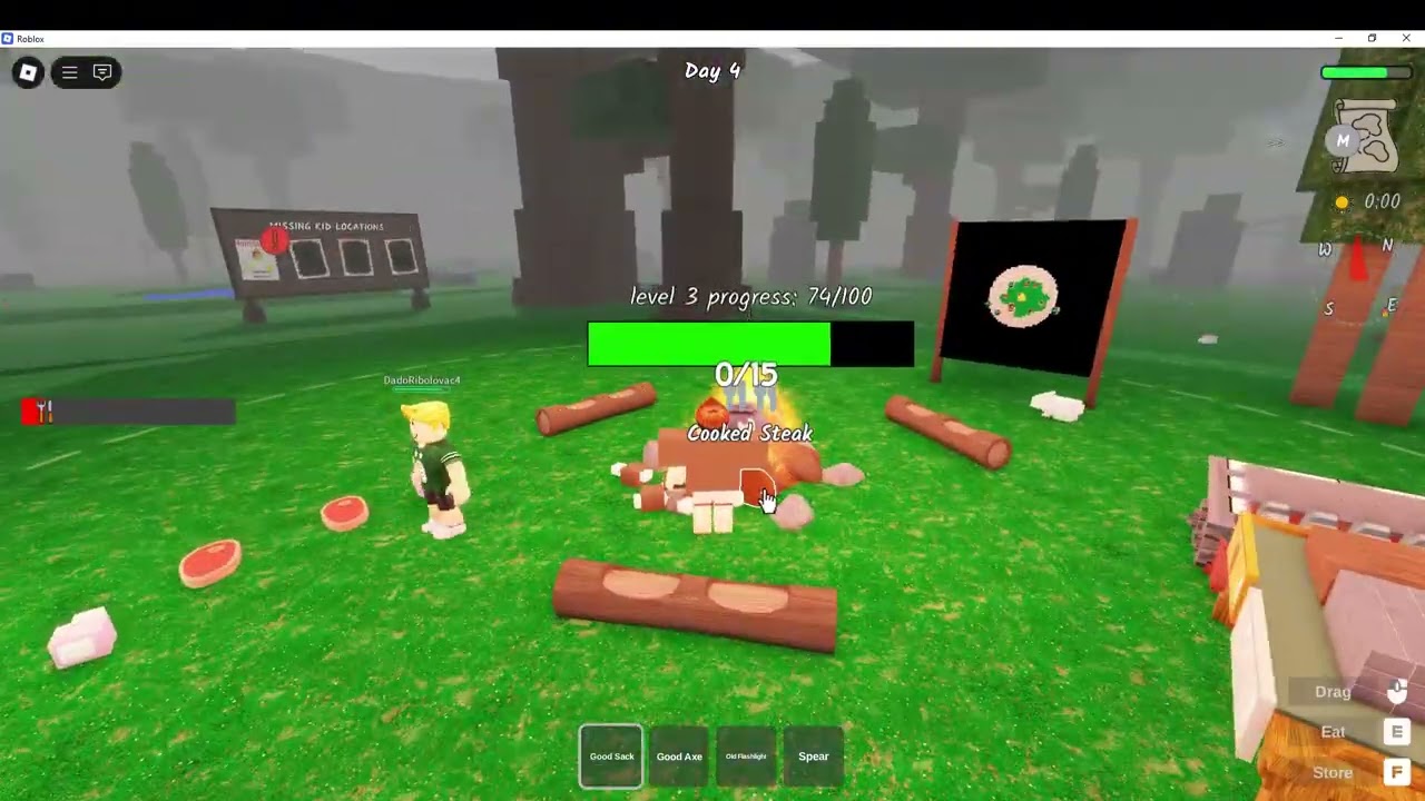 preživljavam 99 dana u šumi sa najboljim i najjačim prijateljom EP3 roblox