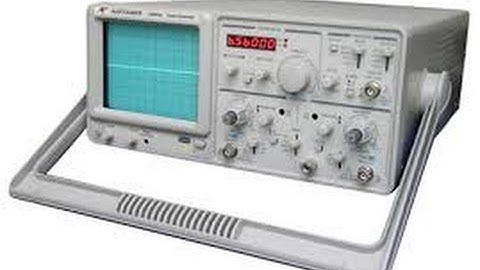 Introduction to (Cathode ray) Oscilloscopes part 1