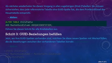 Umstellung von INT auf GUID als Primärschlüssel in SQL Server