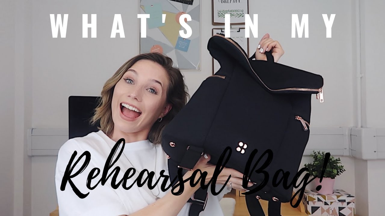 WHAT'S IN MY REHEARSAL BAG!, STARTING A NEW JOB