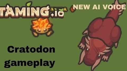 TAMING.IO | CRATODON GAMEPLAY and grind pt4 (I should’ve made this before CRATODON grind videos)