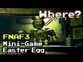 Five Nights at Freddy's 3 - All Secrets / Mini-Game / Easter Egg FNAF 3