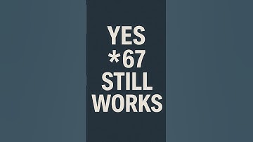 How to Block Your Number with *67 (Does It Still Work?) #shorts