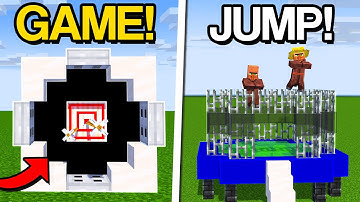 Minecraft: 5+ FUN Redstone Build Hacks & Ideas!