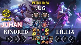 OZ Juhan Kindred vs Lillia Jungle - KR Patch 10.24