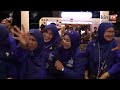 Ahmad Maslan recites pantun as BN supporters celebrate results