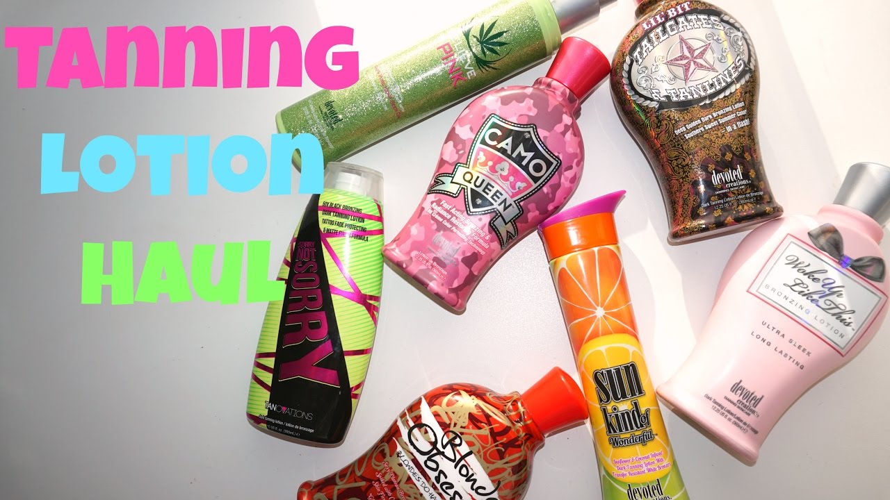 Tanning Lotion Haul! || Best Tanning Lotions