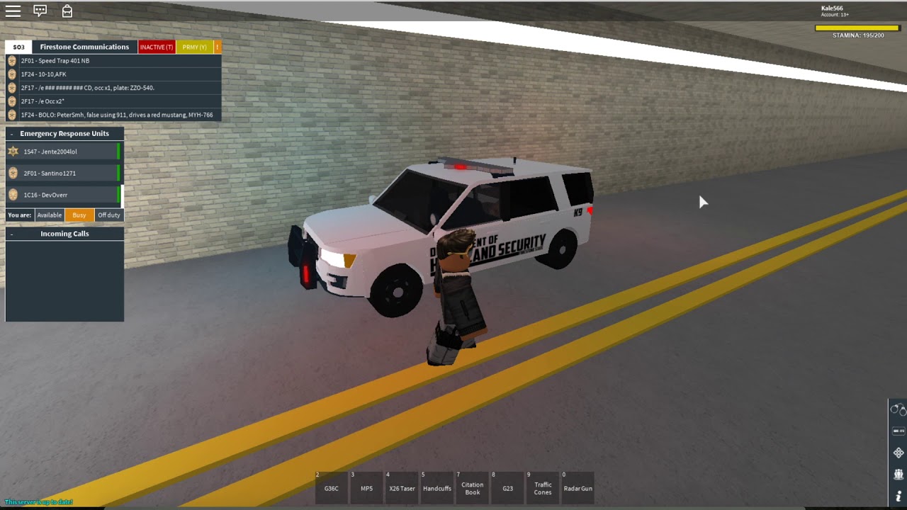 ROBLOX | Firestone DHS K9 Patrol (Part 2) - YouTube