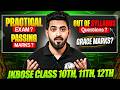 JKBOSE Class 10th, 11th, 12th Grace &amp; Passing Marks, Practical Exams, Marking, Out Of Syllabus Paper