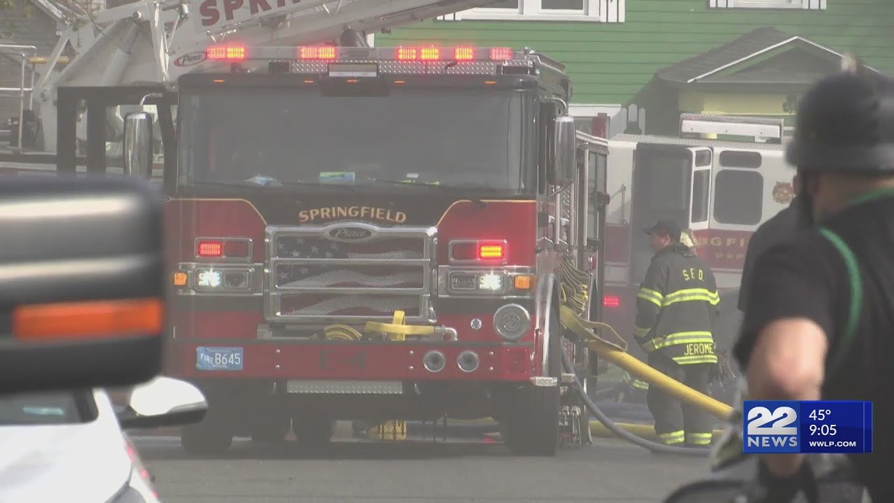 Nine people without a home after fire in Springfield - YouTube
