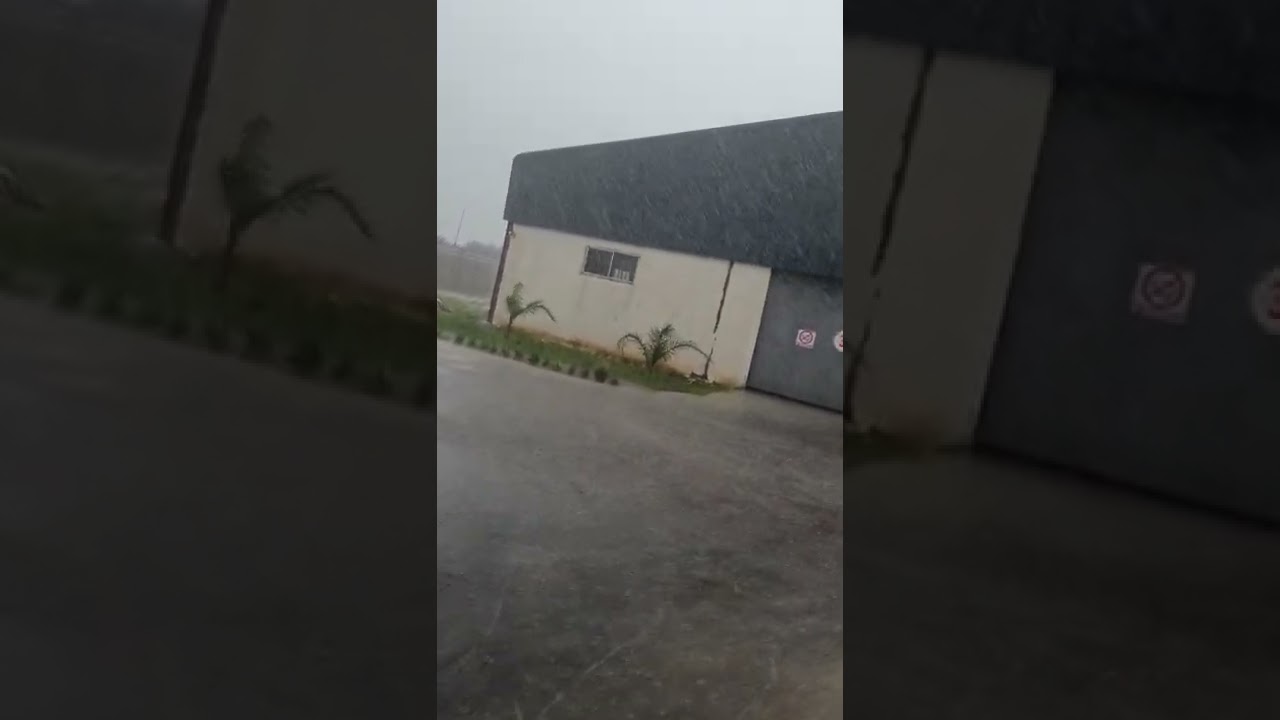 heavy rain in lusaka zambia.