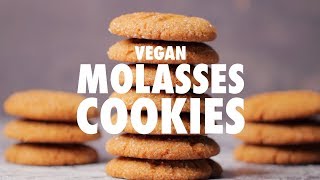 Vegan Molasses Cookies - Loving It Vegan