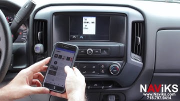 2016 Chevrolet Silverado 1500 RPO Code IOB NAViKS Video Interface Add Smartphone Mirroring