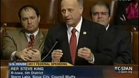 Congressman Steve King offers amendment #273 to Repeal Davis-Bacon Act
