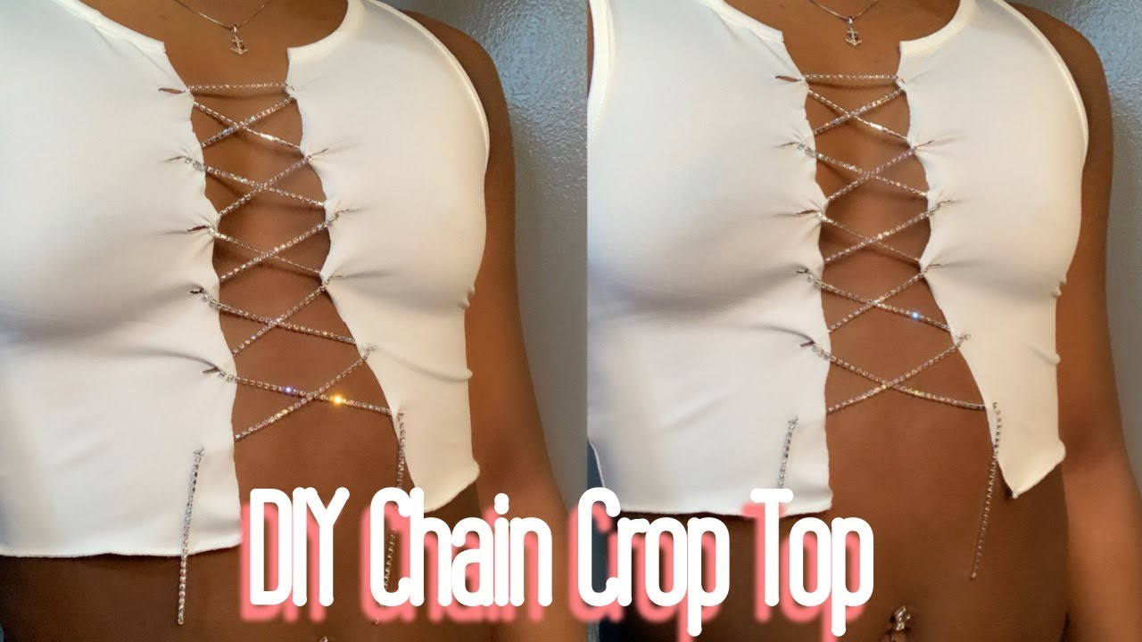 DIY Chain Crop Top - YouTube