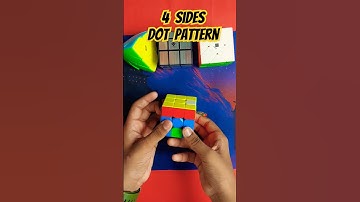 How To Make 4 Side Dot Pattern On Rubik