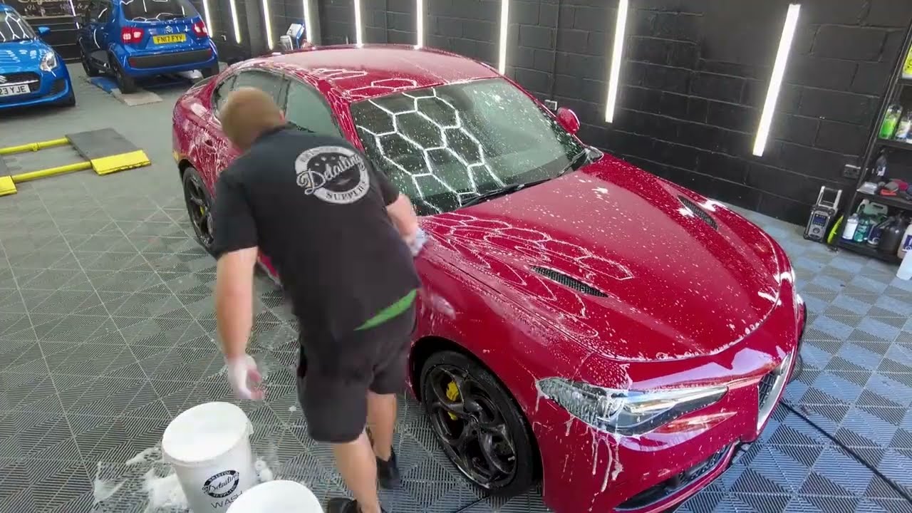 Transforming  Alfa Romeo Giulia Quadrifoglio with a 5-Year Ceramic Coating | Crystal Clear Polishing