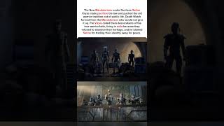 Mandalore Outlawed Its Own Warriors And They Created Death Watch #starwars
