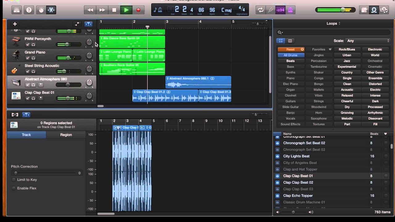 Garageband Tutorial 2 - Using Loops In Garageband On The Imac And Ipad -  Youtube